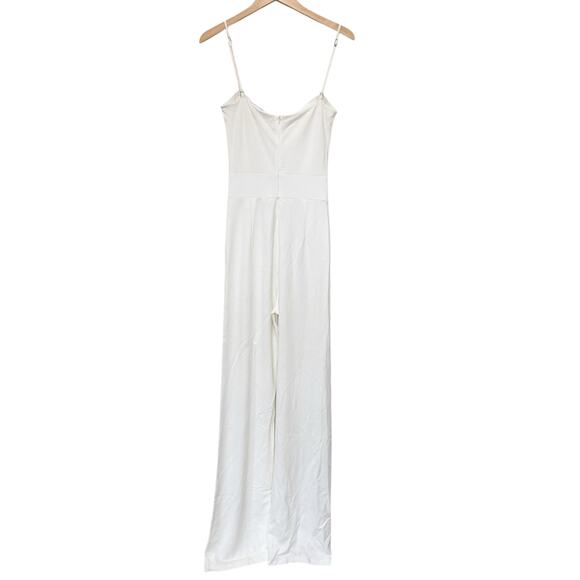 Revolve H.ours Alba White Jumpsuit Sz M - Picture 6 of 9